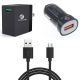 Fast Home Car Charger for Samsung Galaxy A20  - Travel 6ft Long Micro USB Cable - ACE46