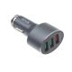 Quick Car Charger for TCL 30 V 5G  - Power 3-Port USB 42W - ACM52