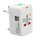International Charger for Google Pixel 4a 5G  - Adapter Travel USB 2-Port - ACM08