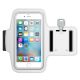 Running Armband for Motorola Edge 30 Fusion  - Gym Workout White Sports - ACD02