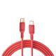 Red 6ft Long Cable for Google Pixel 3 XL  - Cord PD Fast Charger USB-C to Type-C - ACD18