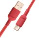 6ft USB-C Cable for Google Pixel 4a 5G  - Power Charger Cord Red - ACC15