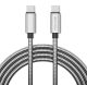 3ft Metal PD Cable for Google Pixel 4a  - Power Charger Cord Type-C to USB-C - ACE33