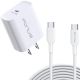 18W PD Home Charger for Samsung Galaxy A20  - Quick 10ft Long Cable Fast Type-C - ACE03