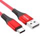 Red 10ft USB-C Cable for Motorola Razr Plus (2024)  - Power Charger Cord Type-C - ACA80