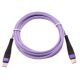 Purple 6ft PD Cable for Samsung Galaxy Note 9  - Power Long Charger Cord Type-C to USB-C - ACA94