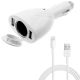 2-Port USB Charger for Apple iPhone XR  - DC Socket Power Cord 6ft Long Cable - ACA92