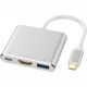 USB-C to 4K HDMI Adapter for Apple iPhone 13 Mini  - Charger Port HDTV Adapter PD Port - ACS84
