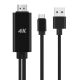 USB-C to 4K HDMI Adapter for BOOX Note5 10.3''  - TYPE-C TV Video Hub AV Cable - ACZX1