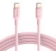 Pink 10ft Long Cable for Samsung Galaxy A30s  - Cord PD Fast Charger USB-C to Type-C - ACA15