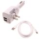 2-in-1 Car Home Charger for HTC Google Nexus 9  - Travel Power Adapter TYPE-C Cord 6ft Long USB-C Cable - ACY12