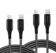 6ft and 10ft Long PD USB-C Cables for Apple iPhone 13 Pro  - Type-C to iPhone Wire Power Cord Fast Charge - ACY52