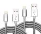 3ft and 6ft Long Metal USB Cables for Apple iPad Pro 9.7