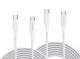 6ft and 10ft Long PD USB-C Cables for BOOX Note Air2 10.3''  - Power Wire TYPE-C to TYPE-C Cord Fast Charge - ACY64