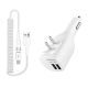 2-in-1 Car Home Charger for TCL Tab 11  - Charger Cord Micro-USB to USB-C Adapter Coiled USB Cable - ACK12