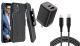 Belt Clip Case and Fast Home Charger Combo for Apple iPhone 13 Pro  - 6ft Long USB-C Cable PD Type-C Power Adapter Swivel Holster - ACA12+G96