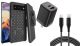 Belt Clip Case and Fast Home Charger Combo for Apple iPhone 13  - 6ft Long USB-C Cable PD Type-C Power Adapter Swivel Holster - ACZ09+G88