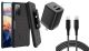 Belt Clip Case and Fast Home Charger Combo for Samsung Galaxy S21 Ultra  - 6ft Long USB-C Cable PD Type-C Power Adapter Swivel Holster - ACA83+G88