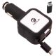  Retractable Car Charger  for Samsung Galaxy S8  - USB-C Adapter   2-Port USB   4.8Amp - ACG50