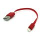 Short USB Cable for Apple iPhone 7  - Power Cord Charger - ACC06