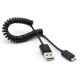 USB Cable for LG G Pad X8.3  - Charger MicroUSB Coiled - ACK09