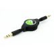 Aux Cable for Samsung Galaxy On5  - Adapter  3.5mm Retractable - ACM93