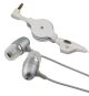 Retractable Earphones for OnePlus Nord N20 5G  - Handsfree Mic Headphones Wired - ACB74