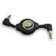 Aux Cable for Samsung Galaxy On5  - Adapter  3.5mm Retractable - ACT13