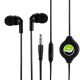 Retractable Earphones for Microsoft Surface Go 3 (10.5)  - Headset Hands-free Headphones - ACF93