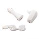 Car Home Charger - Power Retractable USB Cable - ACE64