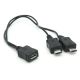Micro-USB Splitter for Google Pixel 4a  - Adapter Charger 2-Port - ACS76