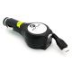 Car Charger for Apple iPhone XR  - Micro-USB USB Port Retractable - ACM76