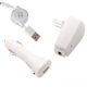 Car Home Charger - Power Retractable USB Cable - ACK33
