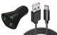 Car Charger - 6ft Cable 2-Port USB 30W Fast - ACA56