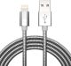 Metal USB Cable for Apple iPad 10.2 (2019 7th Gen)  - Power Charger Cord 3ft - ACE80