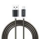 Metal USB Cable for TCL 50 NxtPaper  - Charger Cord Type-C 3ft - ACE82
